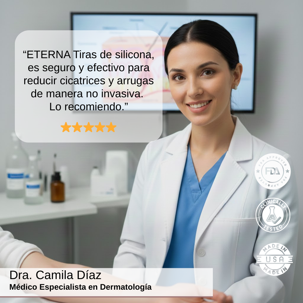 ETERNA PATCHES™ | ALISA ARRUGAS Y SUAVIZA CICATRICES DE FORMA RÁPIDA Y VISIBLE